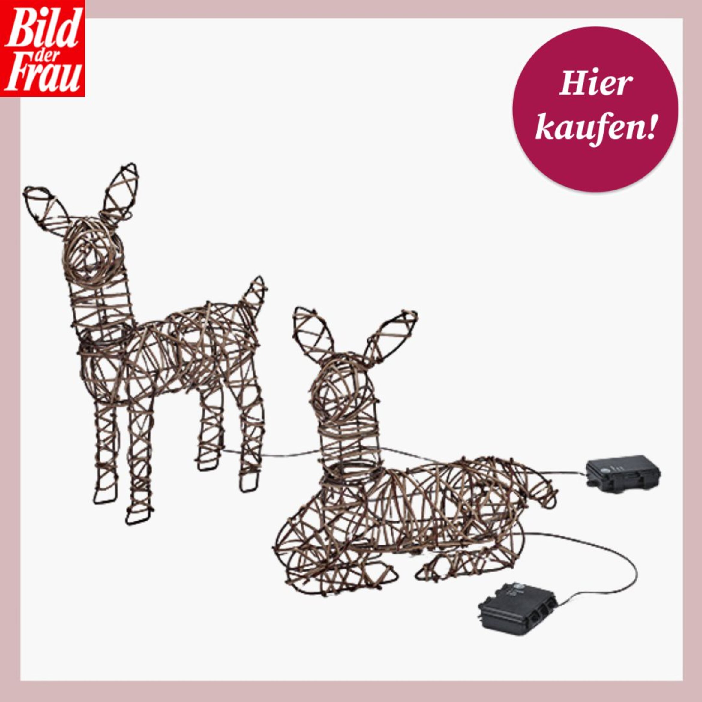 Weihnachtsbeleuchtung LEDRentiere von Tchibo sind perfekt für kleinen